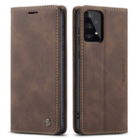 Pouzdro CASEME pro Samsung Galaxy A53 5G, Leather Wallet Case, káva