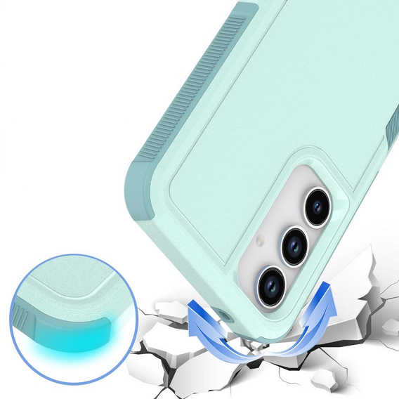 Pancéřované pouzdro pro Samsung Galaxy A56 5G, Dual Shockproof, zelené