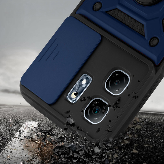 Pouzdro pro Infinix Hot 50i 4G, CamShield Slide, modré