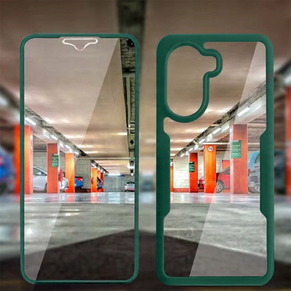 Pouzdro pro Xiaomi Poco X7 Pro 5G, Shockproof, s fólií, zelené