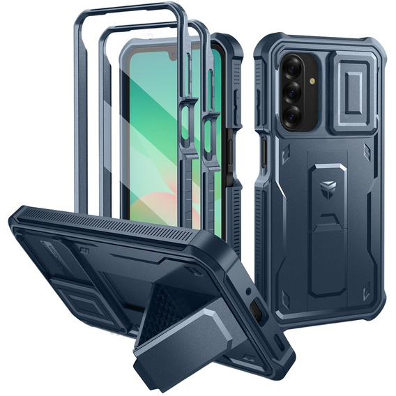Pancéřové pouzdro pro Samsung Galaxy A26 5G, Dexnor Full Body (Two Frames), modré