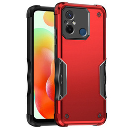 Pancéřové pouzdro pro Xiaomi Redmi 12C, Dual-Layer, červené