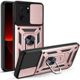 Pouzdro pro Xiaomi 13T / 13T Pro, CamShield Slide, růžové rose gold