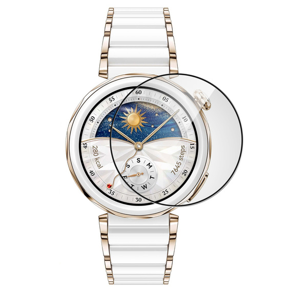 2x hybridní sklo ERBORD pro Huawei Watch GT 5 Pro 42mm