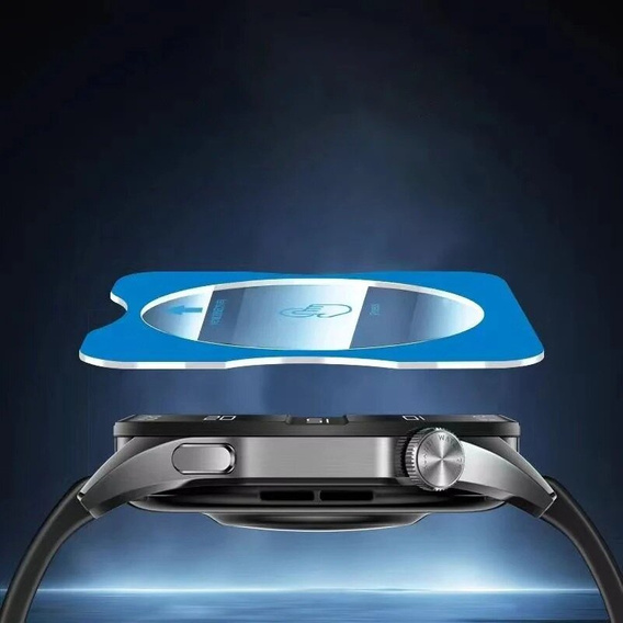 2x Tvrzené sklo ERBORD pro Huawei Watch GT 5 41mm, s montážním rámečkem