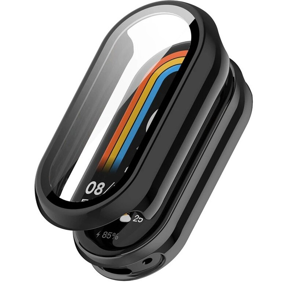 Pouzdro 2v1 + tvrzené sklo pro Xiaomi Smart Band 10 / 9 / 8, černé