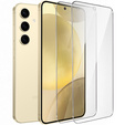 2x tvrzené sklo pro Samsung Galaxy S24+/S25+ Plus, ERBORD 9H Hard Glass na displeji
