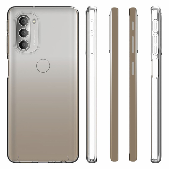 Tenké pouzdro pro Motorola Moto G51 5G, Slim, průhledné