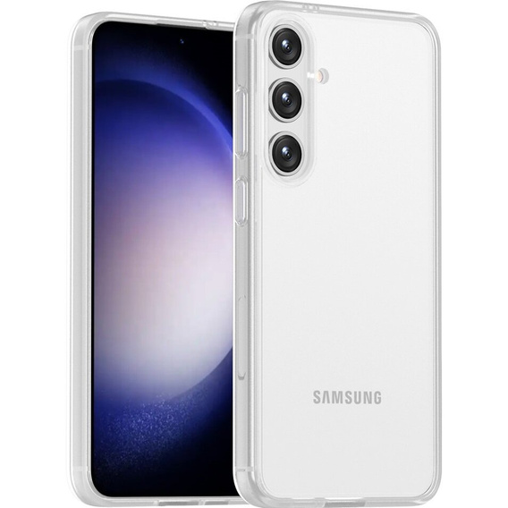 Pouzdro pro Samsung Galaxy S24+ Plus, Fusion Hybrid, s ochranou fotoaparátu, průhledné