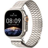 Ocelový náramek pro Apple Watch 1/2/3/4/5/6/7/8/SE/ULTRA 42/44/45/49 MM - béžový