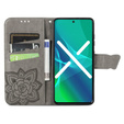 Klopové pouzdro pro Motorola Moto G71 5G, Butterfly, šedé