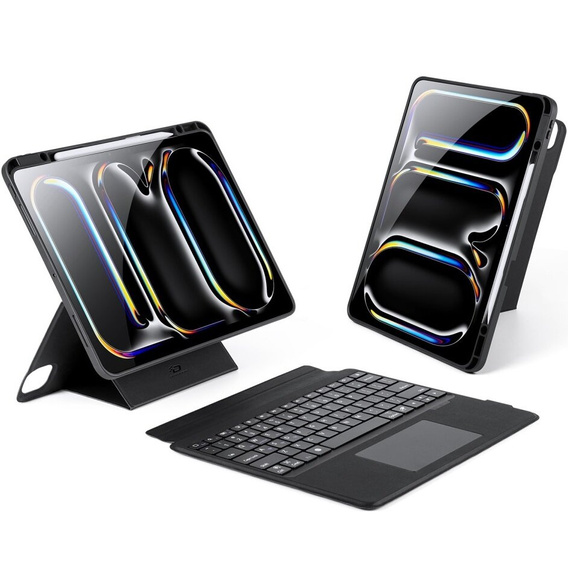 Pouzdro s klávesnicí pro Apple iPad Pro 13" 7. generace 2024, Dux Ducis DK Series, černé