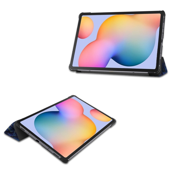 Pouzdro pro Samsung Galaxy Tab S6 Lite, Smartcase, painted pattern