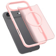 Matné pouzdro pro iPhone Air, pro MagSafe, průsvitné růžové