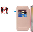 Klopové pouzdro pro Samsung Galaxy S25 FE, RFID Wallet MagSafe CamShield, růžové