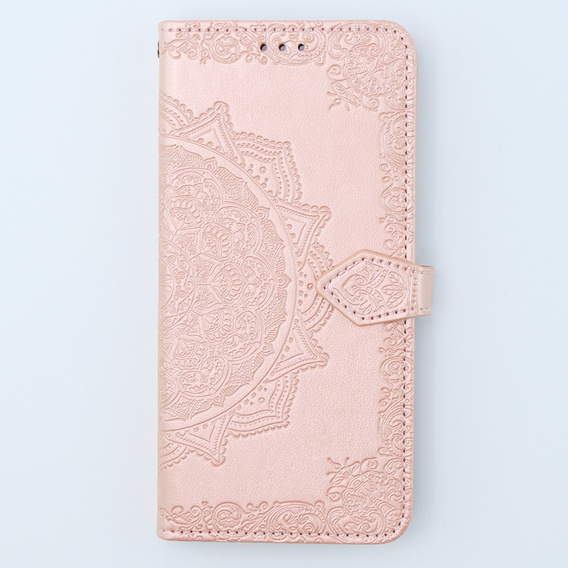 Klopové pouzdro pro Xiaomi 13T / 13T Pro, Mandala, růžové rose gold