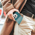Pouzdro iPhone 16 Pro, Frame Kickstand, pro MagSafe, Moon Green