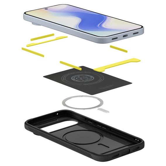 Pouzdro Spigen Rugged Armor MagSafe pro Google Pixel 10 Pro XL, černé