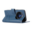 Pouzdro s klopou pro Realme 12 Pro 5G / 12 Pro+ 5G, Leather Line Wallet, modré