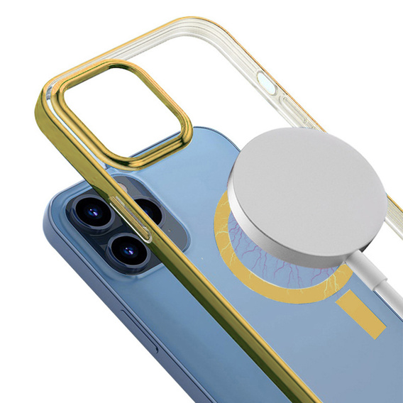 Pouzdro pro iPhone 13, ERBORD Hybrid MagSafe Case, modré