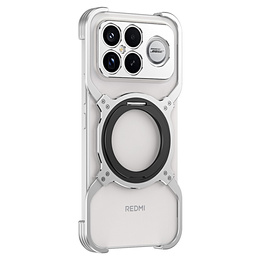 Metal Bumper pouzdro s magnetem a stojánkem pro Xiaomi Poco F8 Ultra