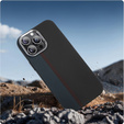 Pouzdro pro iPhone 15 Pro, Carbon Fiber MagSafe, černá / modrá