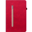 Pouzdro pro Lenovo Tab M9, Wallet Pen Slot, červené