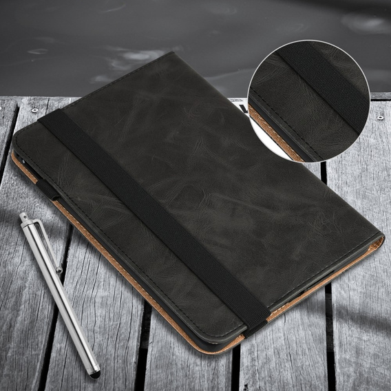 Pouzdro pro Samsung Galaxy Tab S10 Lite / S10 FE / S9 FE / S9, Classic, s prostorem pro stylus, černé