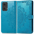 Klopové pouzdro pro Motorola Moto E14, Mandala, modré