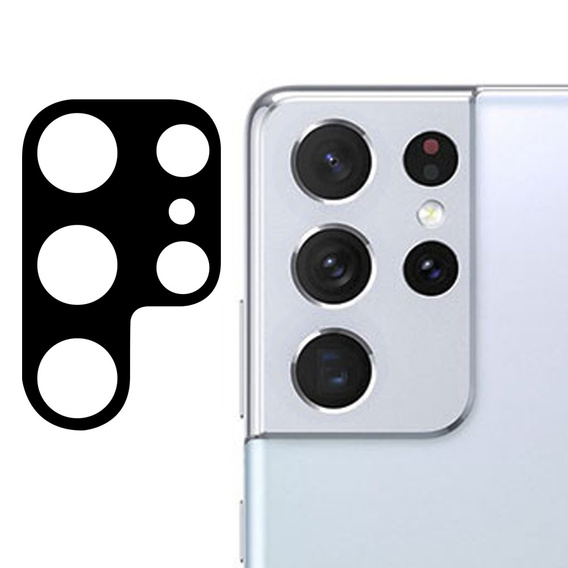 Tvrzené sklo na fotoaparát pro Samsung Galaxy S22 Ultra, modré