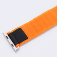 Nylonový řemínek pro Apple Watch 1/2/3/4/5/6/7/8/SE/ULTRA 42/44/45/49 mm, oranžový / černý