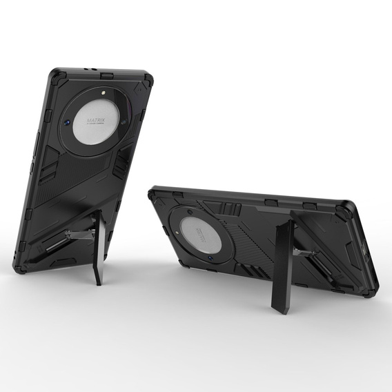 Pouzdro pro Honor Magic 5 Lite, Military kickstand, černé