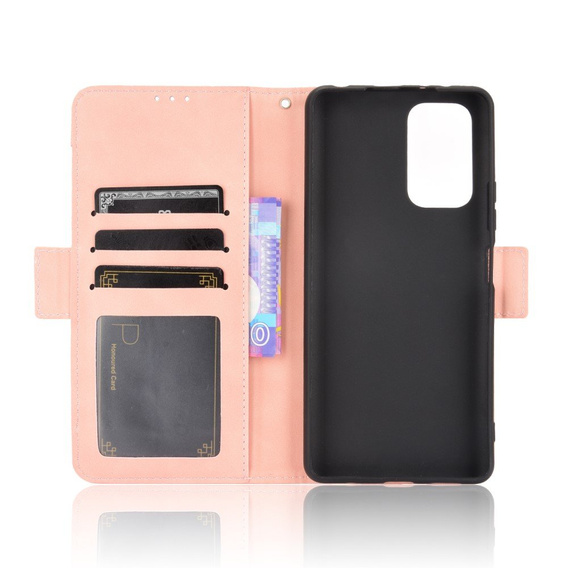 Klopové pouzdro pro Xiaomi Redmi Note 10 Pro, Card Slot, růžové