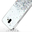 Pouzdro pro Samsung Galaxy J6 Plus, Glittery, průhledné