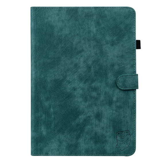 Pouzdro pro Lenovo Tab M9, Wallet Pen Slot, zelené