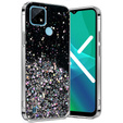 Pouzdro pro Realme C21, Glittery, černé