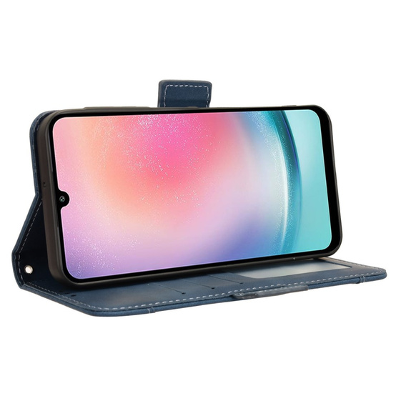 Klopové pouzdro pro Samsung Galaxy A25 5G, Card Slot, modré