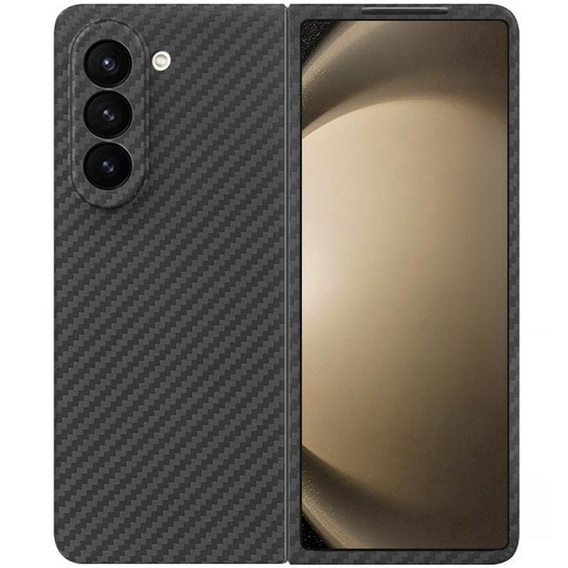 Pouzdro pro Samsung Galaxy Z Fold6 5G, Aramid Fiber Cover, černé