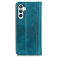 Pouzdro pro Samsung Galaxy A55 5G, Wallet Litchi Leather, zelené