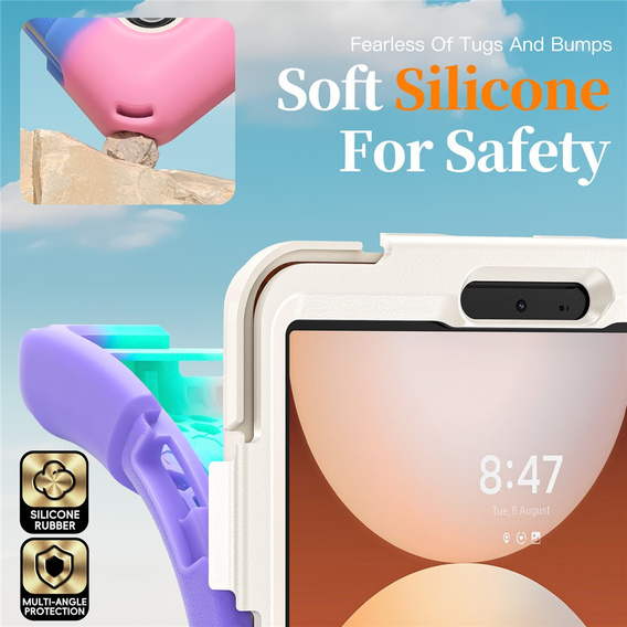 Pevné pouzdro s podstavcem a ramenním popruhem pro Samsung Galaxy Tab A11