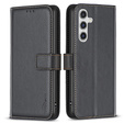 Klopové pouzdro pro Samsung Galaxy A35 5G, BINFEN Wallet, černé