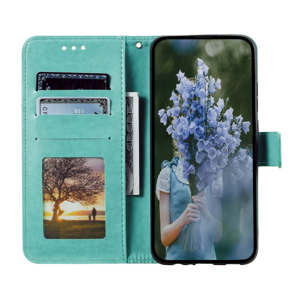 Klopové pouzdro pro Xiaomi Redmi Note 13 Pro+, Mandala, zelené