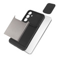Pouzdro pro Samsung Galaxy S24, ERBORD CamProtect Slide Camera, šedé gunmetal