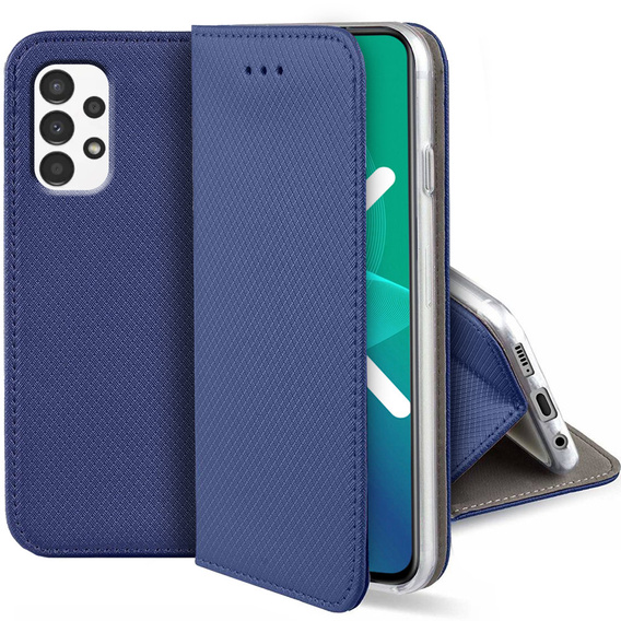 Klopové pouzdro pro Samsung Galaxy A53 5G, Wallet Smart Magnet, modré