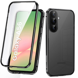 Pouzdro pro Samsung Galaxy A56, Magnetic Dual Glass, černé