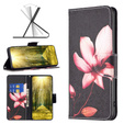 Klopové pouzdro pro Xiaomi Redmi Note 13 Pro 5G, Wallet, Lotus černé