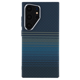 Pouzdro pro Samsung Galaxy S25 Ultra, Carbon Fiber MagSafe, modré