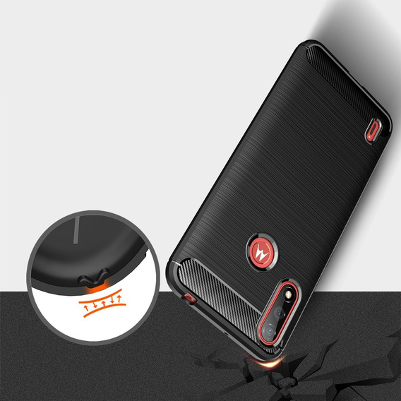 Pouzdro pro Motorola Moto E7 Power / E7i Power, Carbon, černé