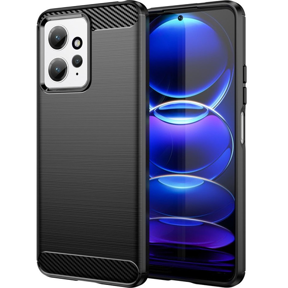 Pouzdro pro Xiaomi Redmi Note 12 4G, Carbon, černé