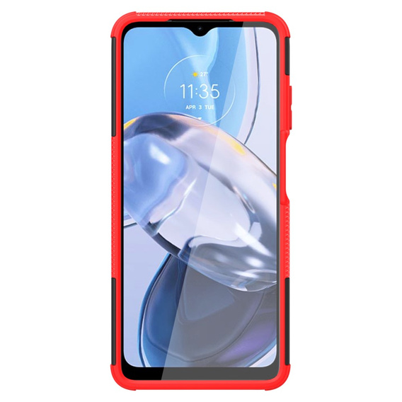 Pouzdro pro Motorola Moto E22 / E22i, Tire Armor, černé / červené